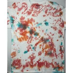 Gildan Tie Dyed Tshirt Men's Size L Pre-Owned in good condition